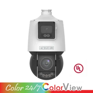 Acegear CI4402DL-25X-CV, 4MP+4MP ColorView, Dual-Lens Network PTZ Camera