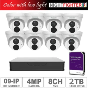 Acegear KIT-09-IP (8 IP Cameras 4MP + 1-WD/3-TB + 1-NVR/8-CH)