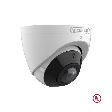 Acegear CI1502A-WA180 (5MP) Turret, IPC 1.68mm Fixed Lens Wide Angle, Intelligent IR Eyeball, Mic & Speaker, UL Listed. - Image 3