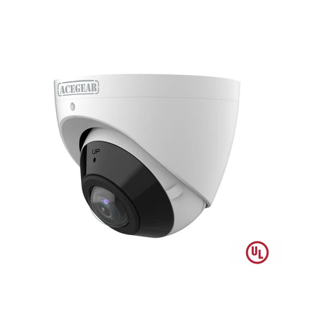 Acegear CI1502A-WA180 (5MP) Turret, IPC 1.68mm Fixed Lens Wide Angle, Intelligent IR Eyeball, Mic & Speaker, UL Listed. - Image 2