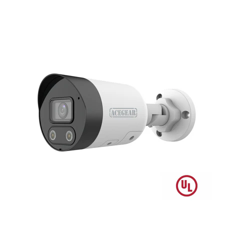 Acegear CI3805AS-CV IP 4K/8MP 2.8mm Fixed Lens, Color View, Microphone & Speaker, Active Deterrence, 1/2.7" CMOS, 3840x2160 /120dB True WDR / IP67 / IR Range: up to 30m(98ft) / 0.01 Lux Min. / Support 256G Micro SD Card Slot, UL Listed. - Image 2
