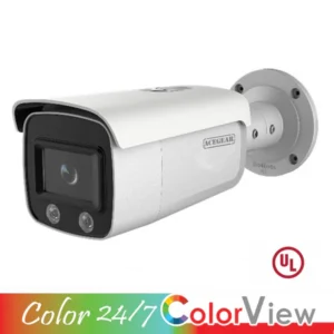 Acegear CI3406CV IP 4MP ColorView 2.8mm Lens 98ft. LED Range H.265 48vPoE 12VDC UL Listed