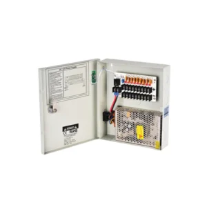 Acegear PBHT12095A CCTV Power Supply Box 9 Cameras (1.1 Amp/Channel) 12V 5.0Amp