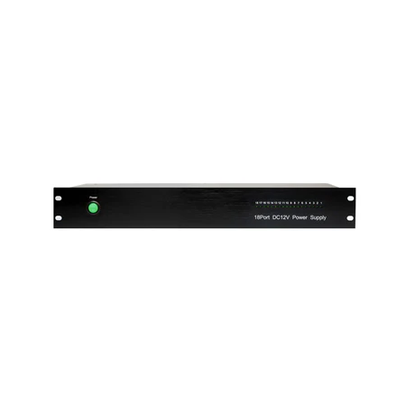 Acegear PS1820A1.5U12V Rack Mountable 12VDC Power Supply 18-Port, 20A