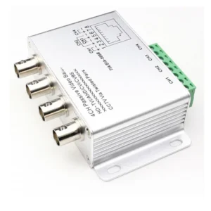Acegear VB4CHBNC 4ch Passive Video Balun, BNC Coax to CAT5 Ethernet RJ45, CCTV AHD TVI