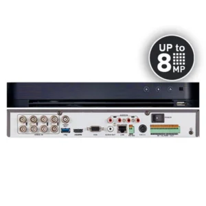 Acegear DVRT4K8K2 (8-CH) 1-SATA Interface, 4K, 8-BNC, 8-IP, AOC, UL Listed.