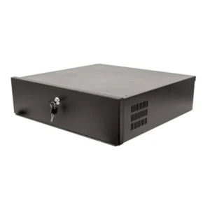 Vertical Cable (047-DVR-2124), LOCKBOX , 24 Inch DVR Security, w/ AC Fan, Black