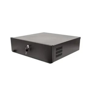 Vertical Cable (047-DVR-1818), LOCKBOX, 18 Inch DVR Security, w/ AC Fan, Black