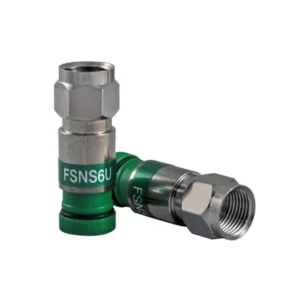 Belden FSNS6U25, ProSNS Snap-N-Seal RG6 F Coax Connector (25 Pack)