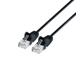 Intellinet CAT6 - SLIM, Patch Cable, Black, Solid Copper, UTP RJ45 Male