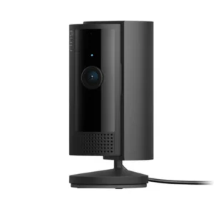 Ring Indoor Cam, 2nd Gen, 1080p HD Video & Color Night Vision, Two-Way Talk, and Manual Audio & Video Privacy Cover White/Black