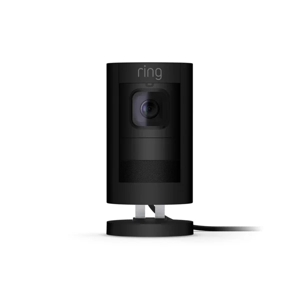 Ring Stick Up Cam Wired, Indoor/Outdoor Standard Security Camera (Black / White) - Image 2