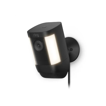 Ring Spotlight Cam Pro Wired Black 3D Motion Detection, Two-Way Talk with Audio+, and Dual-Band Wifi - Image 2